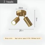 Plafonnier en laiton – Image 6