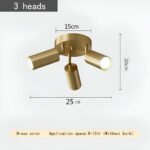 Plafonnier en laiton – Image 7