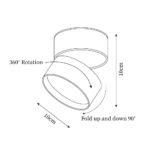 Plafonnier LED Spot élégant et moderne – Image 15