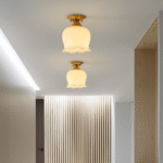 Plafonnier vintage en forme de fleur – Image 8