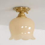 Plafonnier vintage en forme de fleur – Image 23