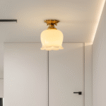 Plafonnier vintage en forme de fleur – Image 2