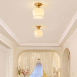 Plafonnier vintage en forme de fleur – Image 4