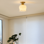 Plafonnier vintage en forme de fleur – Image 6