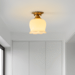 Plafonnier vintage en forme de fleur – Image 9