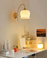 Plafonnier vintage en forme de fleur – Image 20