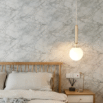 Suspension ronde en verre blanc – Image 11