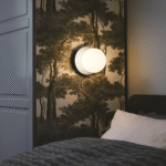 Plafonnier en cristal mat et transparent – Image 6