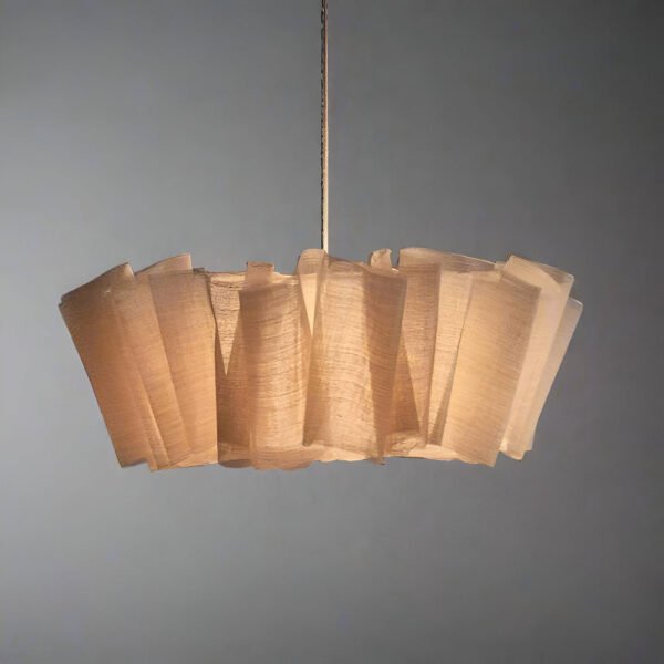 Suspension élégante avec manchon en tissu