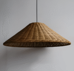 Suspension en rotin brun-beige – Image 10