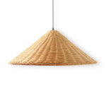 Suspension en rotin brun-beige – Image 7