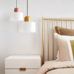 Suspension cylindrique en verre coloré – Image 10