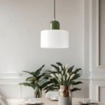 Suspension cylindrique en verre coloré – Image 9