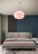 Suspension décorative en PVC avec motif floral et LED – Image 26