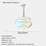 Suspension décorative en PVC avec motif floral et LED – Image 32