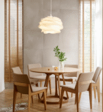 Suspension décorative en PVC avec motif floral et LED – Image 3