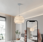 Suspension décorative en PVC avec motif floral et LED – Image 8