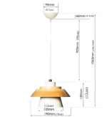 Suspension nordique style macaron – Image 17