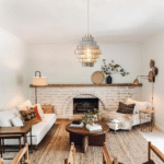 Suspension rétro en verre et laiton – Image 4