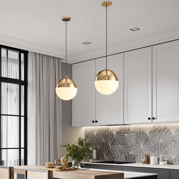 Suspension boule de cristal