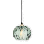 Suspension rétro moderne en verre strié – Image 12