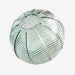 Suspension rétro moderne en verre strié – Image 7