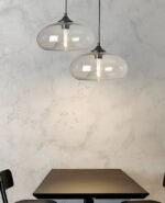 Suspension en verre vintage – Image 9