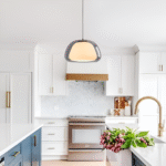 Suspension moderne en verre crème – Image 8