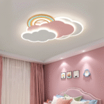 Plafonnier LED coloré Nuage et arc-en-ciel – Image 11