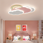 Plafonnier LED coloré Nuage et arc-en-ciel – Image 10