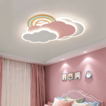 Plafonnier LED coloré Nuage et arc-en-ciel – Image 21