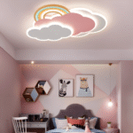 Plafonnier LED coloré Nuage et arc-en-ciel – Image 19