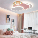 Plafonnier LED coloré Nuage et arc-en-ciel – Image 3