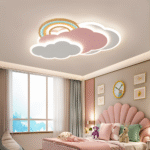 Plafonnier LED coloré Nuage et arc-en-ciel – Image 5