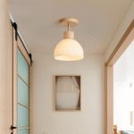 Plafonnier à rayures en verre – Image 2