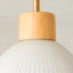 Plafonnier à rayures en verre – Image 6