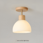 Plafonnier à rayures en verre – Image 8