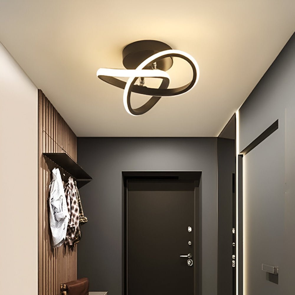ModernAbstractLEDCeilingLight-1 Plafonnier LED designer – Image 1