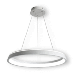 Suspension minimaliste ronde noire et blanche – Image 15
