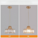 Suspension élégante en cristal – Image 9