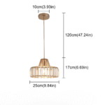 Suspension élégante en cristal – Image 17