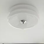 Plafonnier en verre couleur crème – Image 4