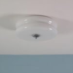 Plafonnier en verre couleur crème – Image 25