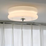 Plafonnier en verre couleur crème – Image 8