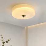 Plafonnier en verre couleur crème – Image 22