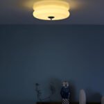 Plafonnier en verre couleur crème – Image 28