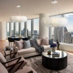 Suspension circulaire avec plumes blanches – Image 2