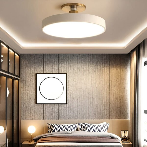 Plafonnier LED rond étroit