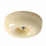 Plafonnier scandinave moderne en verre blanc – Image 8