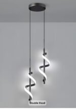 Suspension spirale doré – Image 8